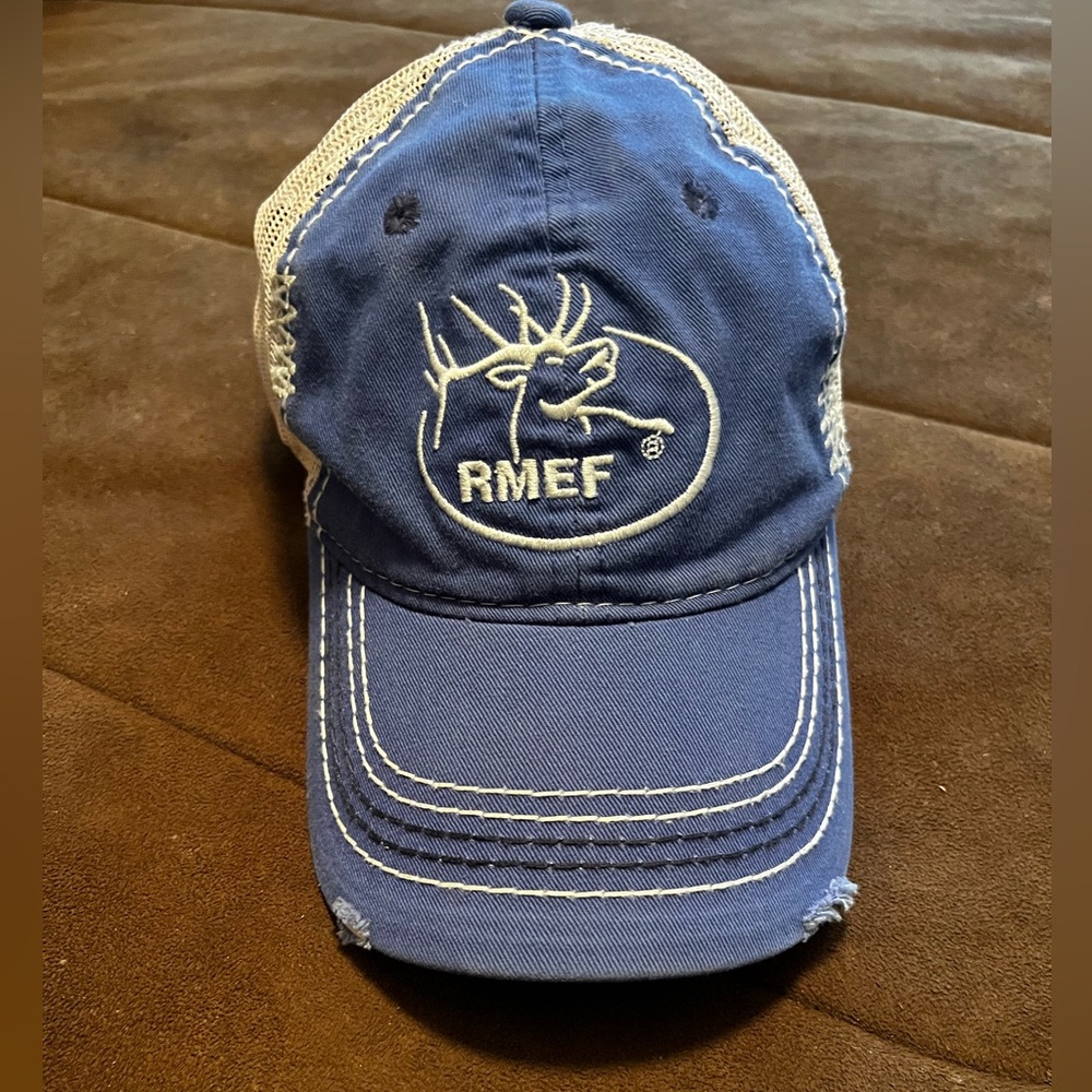 Blue and Tan Cap